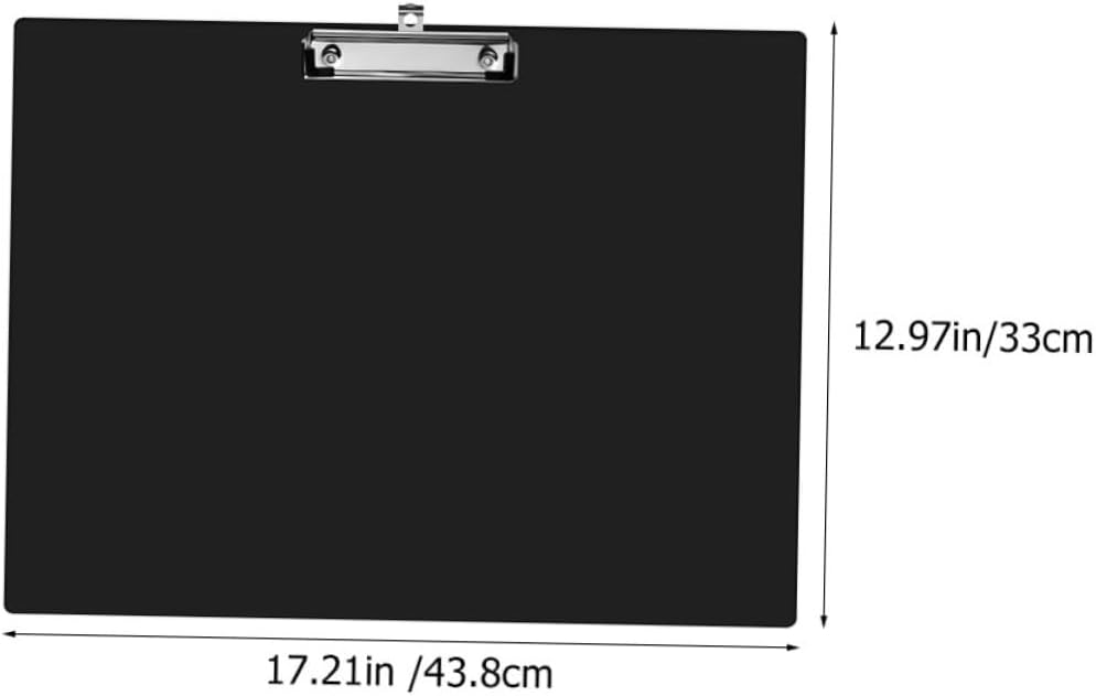 HOMSFOU A3 Horizontal Painting Clip Board 2Pcs Professional Sketch Boards for Artists Sturdy Drawing Accessory for Home and School Use