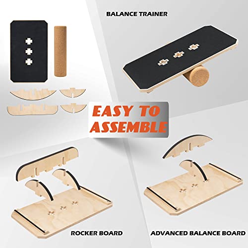 INFIDEZ 3-in-1 Balance Surf Trainer