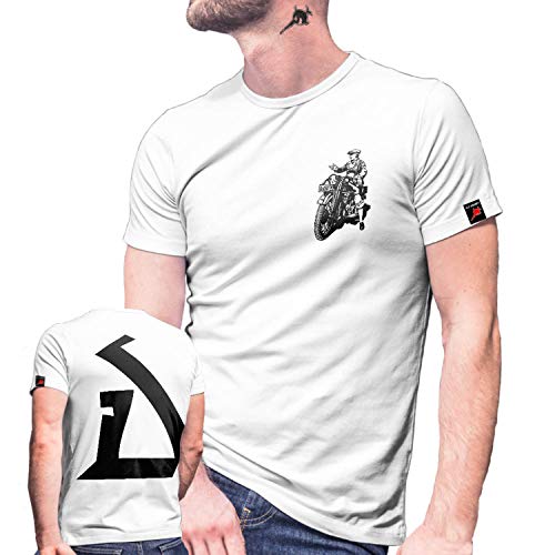 Moto D-Rad Berlin Type 3 Spandau Copytec t-shirt blanc XXXXL
