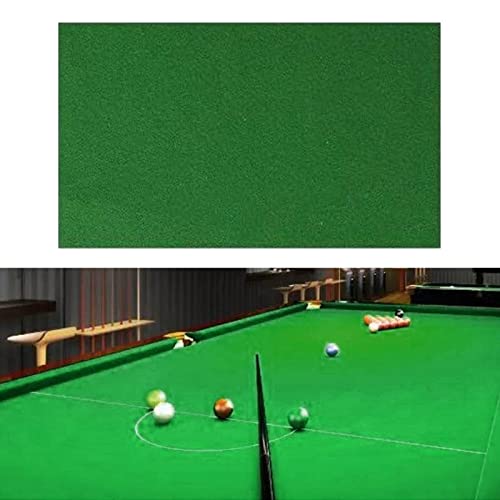 Segolike Worsted Billiards Cloth Accessory 7Ft 9Ft Durable Tablecloth Mat Felt Cover Snooker Billiard Table Clubs Indoor, Green, 2.6X1.45M #TOP3