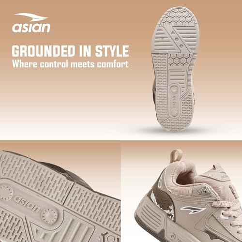 Image of ASIAN Lifestyle-02 Men's Stylish Sneakers | Comfortable Sporty Sneakers with PU Upper & Cushioned Insole | Ideal for Gym, Walk, Travel, & Casual Wear
