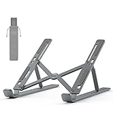BoYata Laptop Ständer, 6 Stufen der Höhenverstellung Tragbarer Laptop Halter für Schreibtisch, Fa...