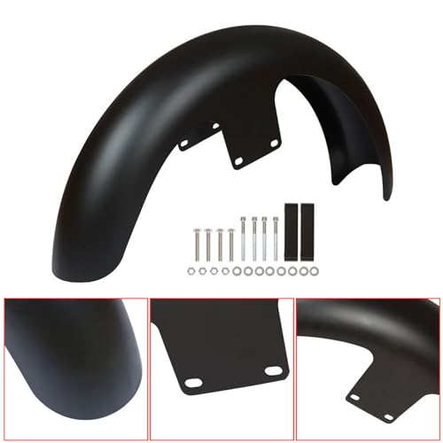Image of Black Wrap Front Mud Guard Replacement for 21in Wheels