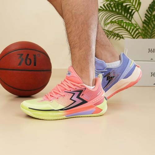 361° Big3 5.0 Quick Basketball Shoes for Men Breathable Outdoor Sneakers Cushioning,Anti Slip Practice Student Sports Shoes for Teens and Adults,Caldwell Pope Zapatillas de baloncesto Hombre4
