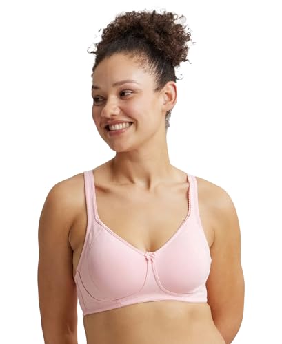 Image of Jockey ES24 Plus Size Bra | Wirefree | Non Padded | Full Coverage with Plush Lining Cup| Super Combed Cotton Elastane Fabric