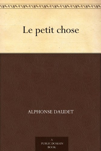 Télécharger Le petit chose Livre PDF Gratuit