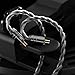 QOA Kinera Celest IEM Cable 2 pin,3.5mm Earphone Extension Cords,Detachable Cable,4 Core Silver Plated Earphone Upgraded Cords, for Mainstream Smartphones and Tablets(2pin 0.78mm, 3.5mm)