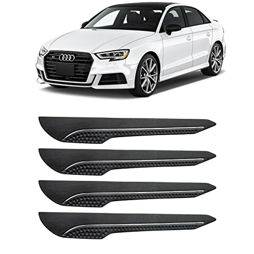 Image of AOSIS-Car Bumper Protector /Bumper Guard for Audi S3 with Single Chrome Stripe (4-Pcs)