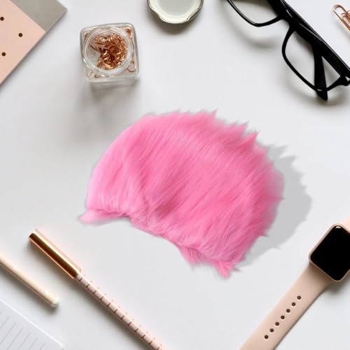 Image of Crazy Pink Wigs for Women Funny Wig for Halloween Cosplay Silly Wigs for Party