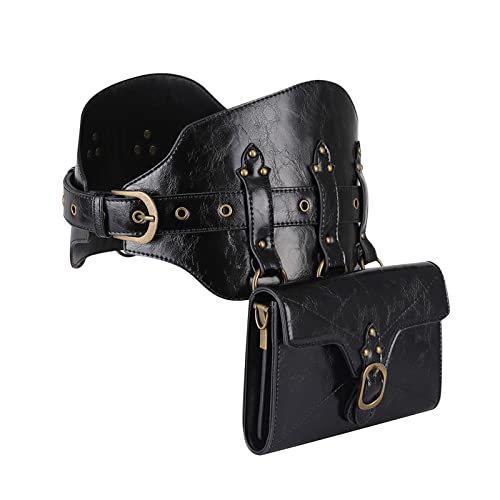Riñonera vintage gótica retro steampunk para viajes, senderismo, deporte