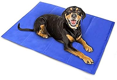 Raxter Self Cooling Gel Pet Dog Cat Cool Mat Pad Bed Mattress Heat Relief Non-Toxic 60 x 44cm Blue [Energy Class A+]