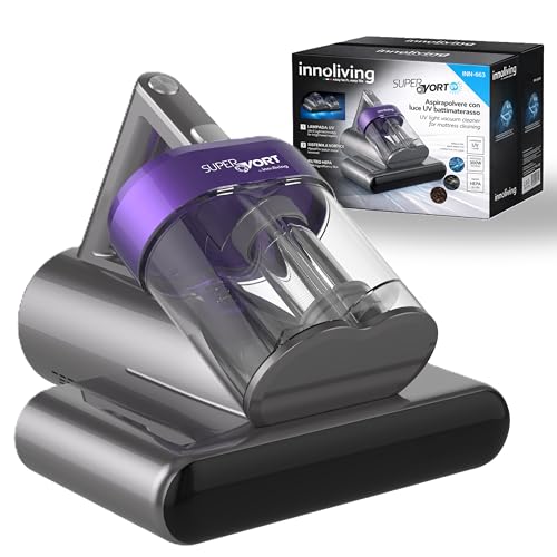 Innoliving Supervort UV Aspirapolvere Battimaterasso INN-663 con Luce UV, Sistema