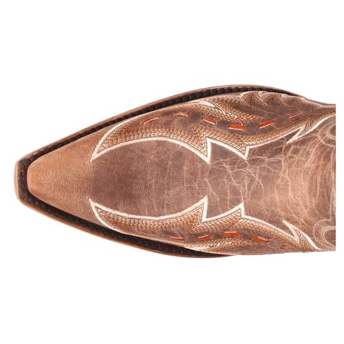 Dan Post Racer Embroidered Snip Toe Western Boot4