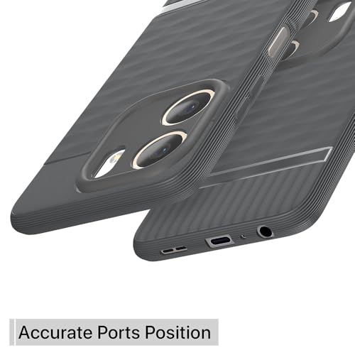 Image of Shockproof Case for Oppo A5x 4G / A5x 5G | Full Camera Protection | TPU Flexible Back Cover for Oppo A5x 4G / A5x 5G (Graphite Grey)