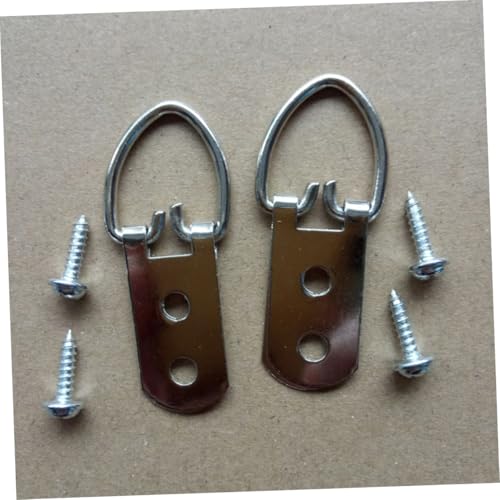 Image of ORFOFE 20Pcs Heavy Duty D Ring Picture Frame Hooks Kit Durable Hanging Hardware for Artwork Photos and More Versatile for Home Office Gallery Use