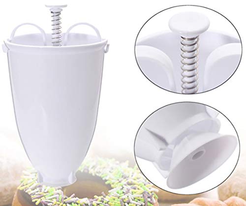 Plastic Doughnut Donut Maker Machine Mold DIY Tool Kitchen Pastry Making Bake(Comes with a cleaning brush)