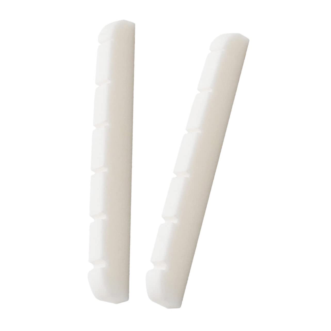 GOOHOCHY 2pcs String Guitar Nut Pure Cow Bone Bridge Adjustment Nuts for Electric Guitar Parts Enhanced Tone and Sustain Durable High Grade Material Better Vibration Transfer