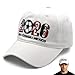 Eiohiuy Soccer Hat 2026 Event Merchandise, Embroidered Adjustable Baseball Cap for Men and Women, White Cotton Hat, Soccer Fans Gifts Accessories and Decorations