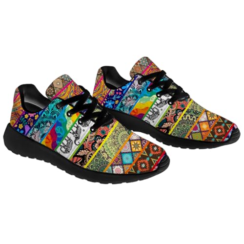 Psychedelic Shoes for Men Women Running Tennis Gym Shoes Athletic Walking Sneakers Gifts for Boyfriend Girlfriend4