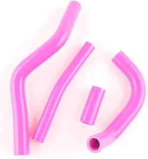 Kit de mangueras de silicona para refrigerante de radiador Suzuki RM 125 RM125, color rosa