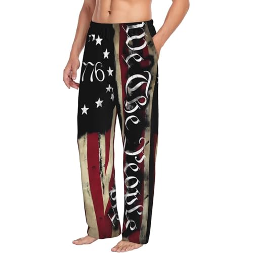 Watercolor Cactus Men's Pajama Pants Warm Sleepwear Pants Pajama Bottoms Lounge Pants With Pocket Drawstring2