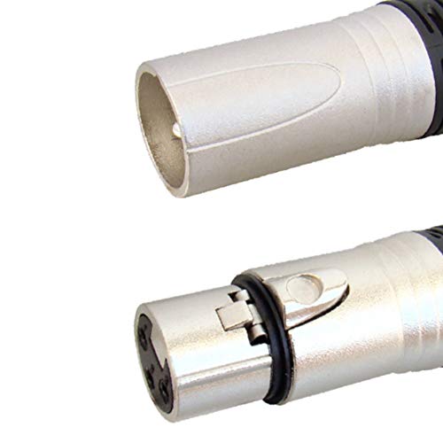 Image of MX xlr male to female microphone cable wire 3 pin mic cable microphone cord wire mic cable 5 meter for Guitar Audio Speaker Cable Multicolor (Xlr Male to Female Cable(Nylon Mesh), 5 MTR)