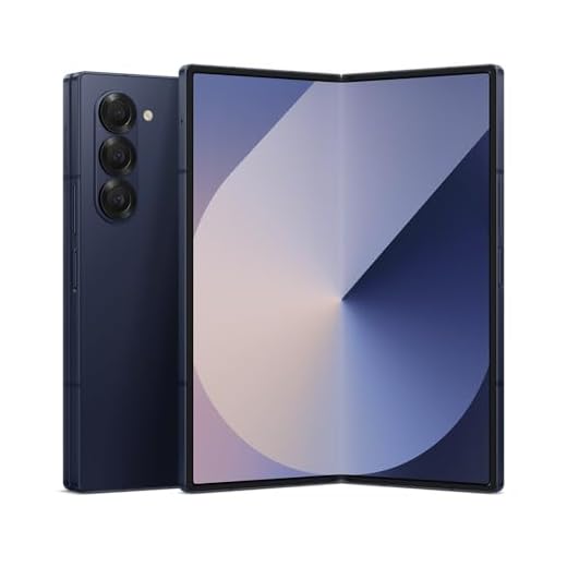 SAMSUNG Galaxy Z Fold 6 AI Cell Phone, 512GB Unlocked Android Smartphone, Circle to Search, Handsfree Live Interpreter, AI Photo Edits, Large Screen, 2024,US 1 Yr Manufacturer Warranty, Navy