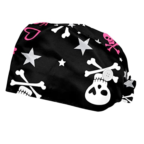 Casquette pour hommes femmes motif os de crânes contre la transpiration