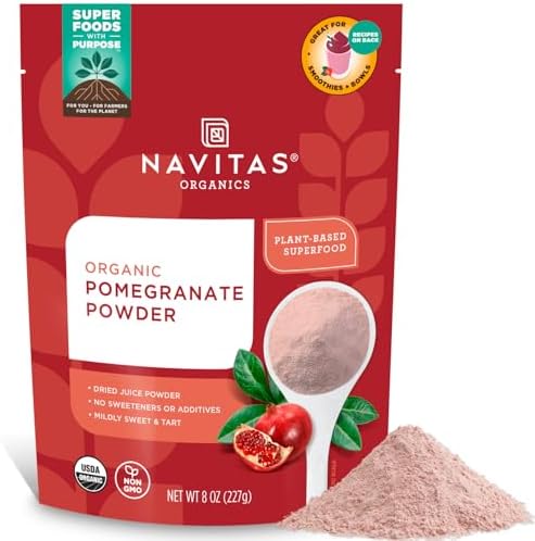 Navitas Naturals Organic Pomegranate Powder, 8-Ounce Pouches [並行輸入品]