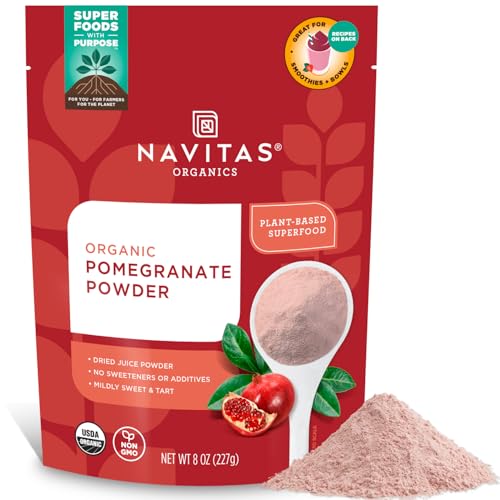Navitas Naturals Organic Pomegranate Powder, 8-Ounce Pouches [���s�A���i]