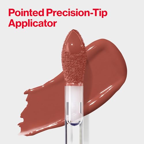 Image of REVLON ColorStay Satin Ink Crown Jewels Liquid Lipstick, Longlasting & Waterproof Lipcolor, Moisturizing Creamy Formula Infused with Black Currant Seed Oil, 038 Citrine Queen, 0.17 fl oz.
