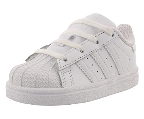 adidas Originals Baby Unisex Superstar White/White/White 6K