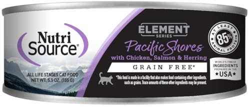 NutriSource Element Series Wet Cat Food, Pacific Shores, 5.5 Ounce (Pack of 12)