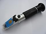 LED Refraktometer Solaranlage LED Refraktometer Frostschutz Solaranlage Batterie KFZ mit KALIBRIERFLÜSSIGKEIT 3021