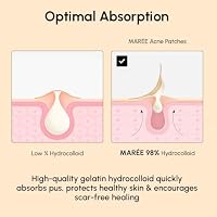 MAREE Gold Star Pimple Patches for Face - Star Acne Patches for Zits 72 Ct — image 8