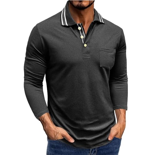 Polos confortables pour homme et hauts de travail respirants ajustés