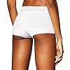 Maidenform Women's Dream Cotton with Lace Boyshort, White, 6