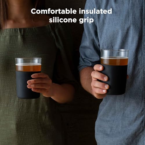 Image of Rabbit Freezable Beer Glasses, 2 Count (Pack of 1), Black