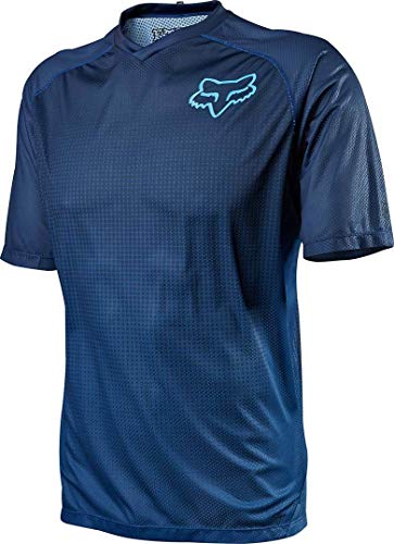 Fox Men's Flow Jersey, Blue, Small