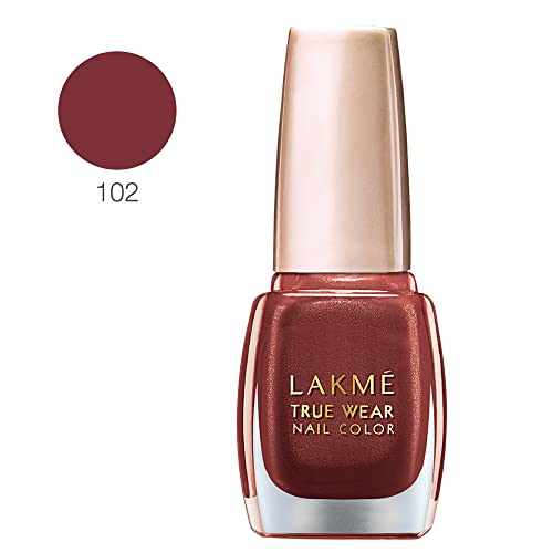 Image of Lakme True Wear Nail Color, Shade RC102, 9 ml