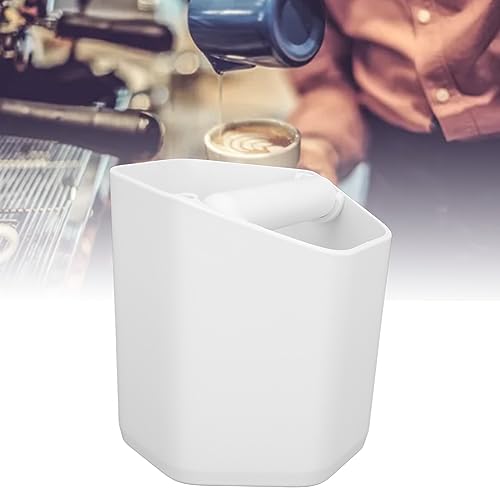 Coffee Knock Box Knocking Dregs Waste Grounds Large Capacity Brewing for Machine Replacement Parts (White) - Image 4