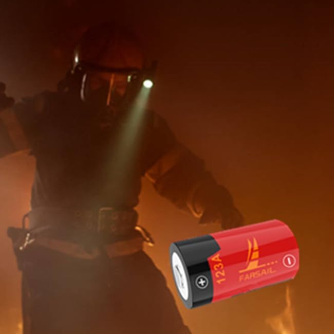 Miniatura 7 de Baterías recargables de 123A para Arlo, FARSAIL 4 unidades de 800 mAH ICR17335 NiMH para cámaras de seguridad inalámbricas Arlo VMC3030 VMK3200