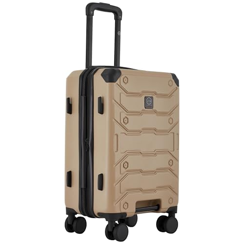 Image of Wrangler ATG Trailway Expandable Hardside Luggage, Tannin, 22 inch Carry-On