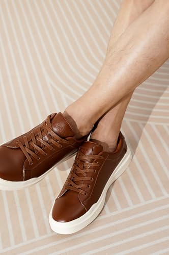 Image of Project Cloud Mens Sneakers - Eco-Crafted Leather Memory Foam Insole Dress Shoes for Men Non Slip Laced-Up Water-Resistant Mens Casual Shoes - Dress Sneakers 2026