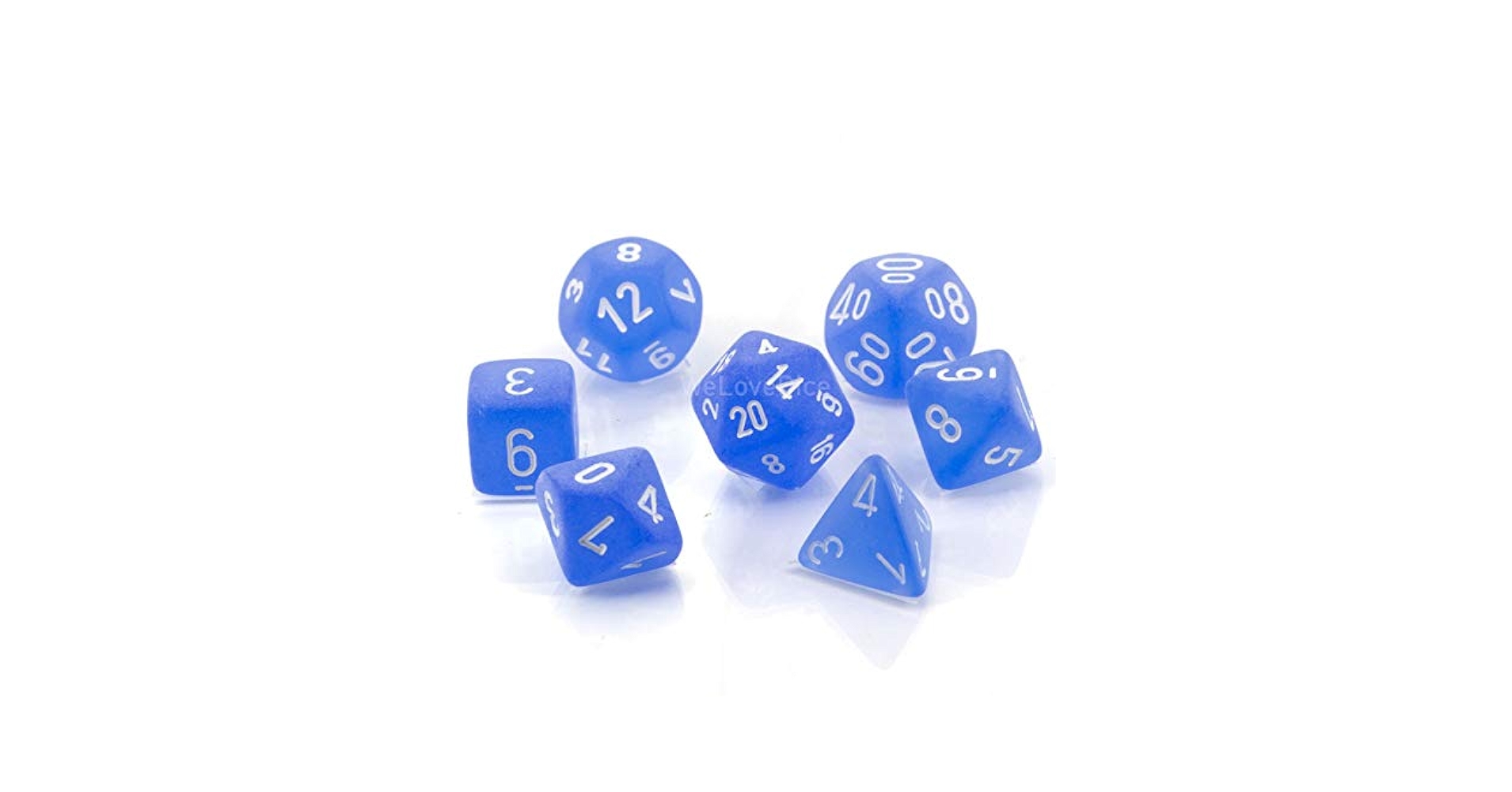 Amazon | Chessex CHX27406 ダイス - フロスト：7ピース ブルー