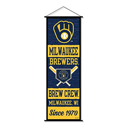 Milwaukee Brewers Banner and Scroll Sign