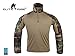 Emerson Airsoft Tactical Military Shirt Combat Gen3 Shirt (US, Alpha, Small, Regular, Regular, Woodland)