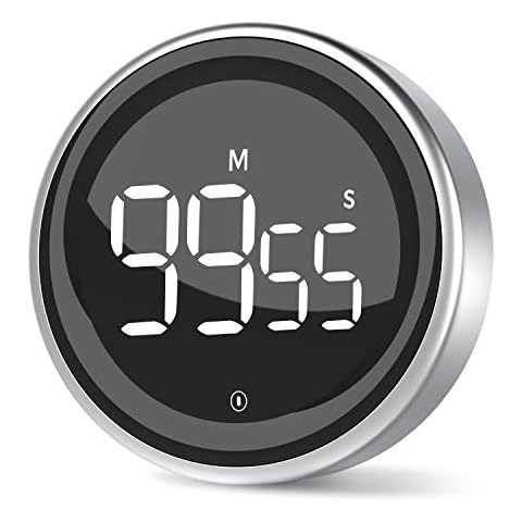 LIORQUE Kitchen Timers Digital Timer Magnetic Countdown Timer with Large LED Display, Kitchen Timers for Cooking Classroom Fitness, Productivity Timer Pomodoro Timer for Kids Cover