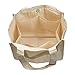 Best Cloth Tote Shopping Bags Heavy Duty & Premium - Reusable Canvas Shopping Bags for Groceries - Washable & Eco-friendly Cloth Beach Bags with Handles - Perfect Picnic Tote Bags (2 Bags)
