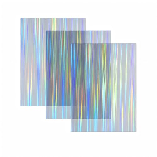 Image of TOEPODO Iridescent Holographic Acrylic Sheets Sparkle Aurora Plexiglass Sheets PMMA Cast Acrylic Sheets for Laser Cutting DIY Crafts /Home Deco(3, Aurora, 8x12 inch)